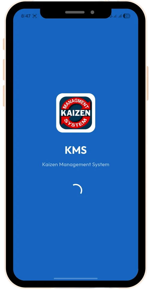 KMS mobile app splash screen